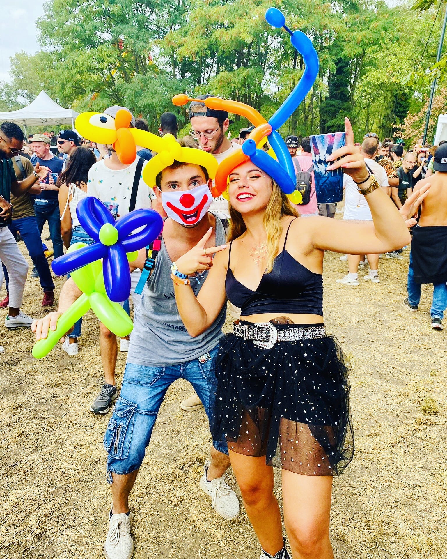 sculpteur ballon paris fleur bleue