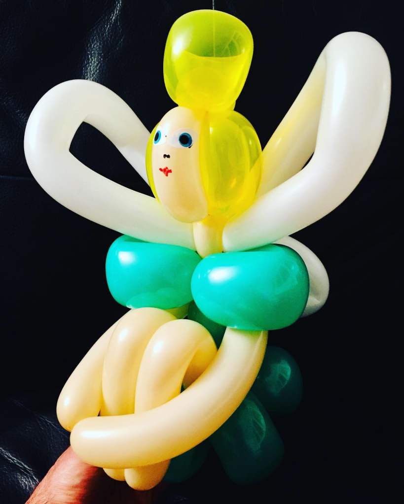 sculpture ballon fée clochette