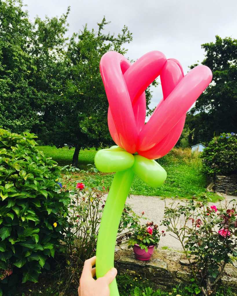 sculpture ballon tulipe