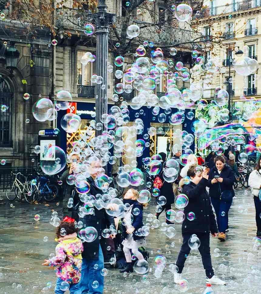 bulle géante savon paris