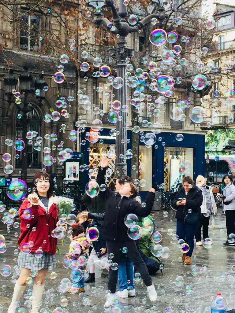 bulles savon paris