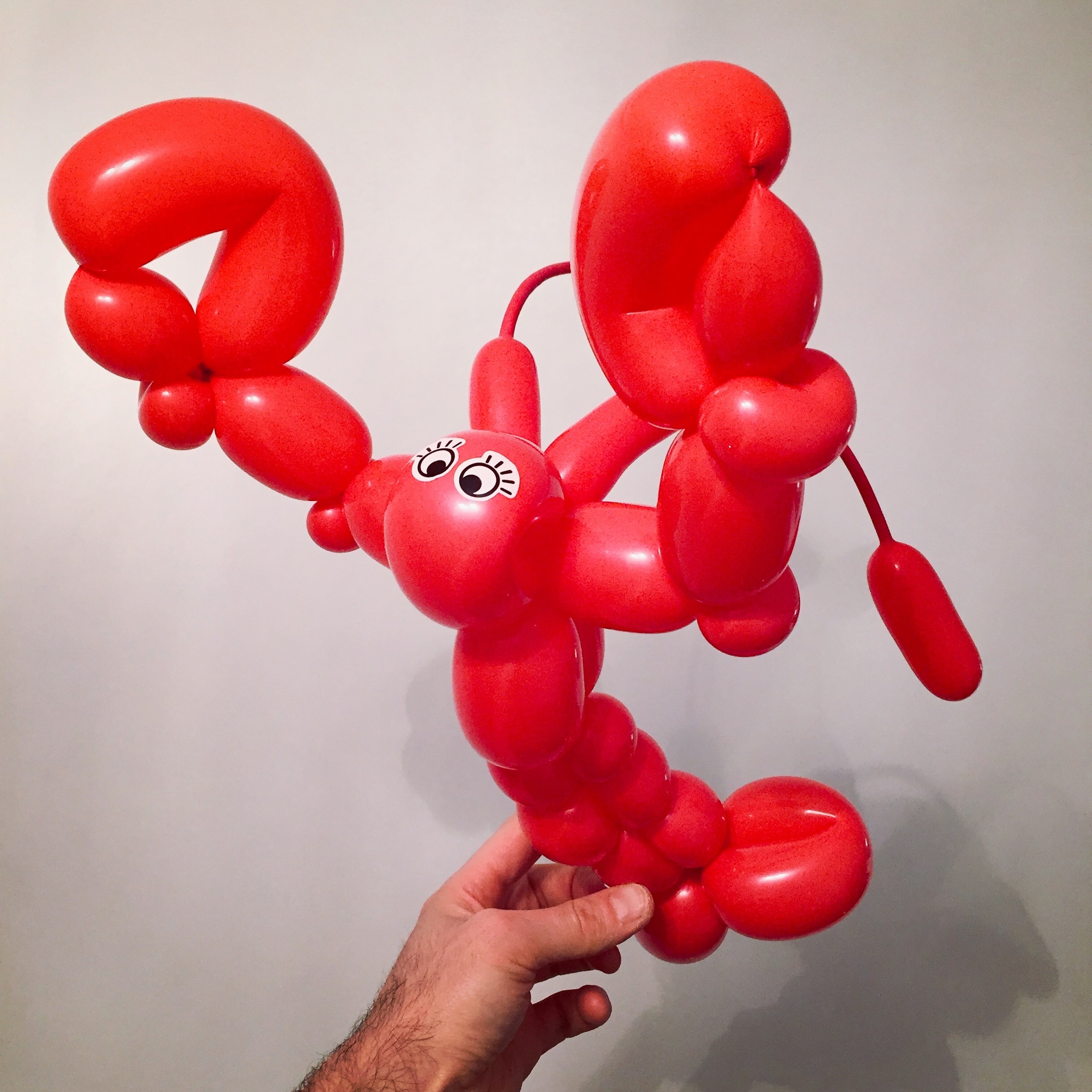 sculpture ballon homard