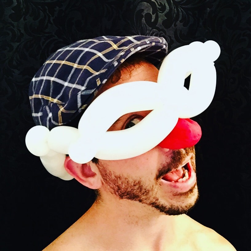 sculpteur ballon paris lunettes clown 2