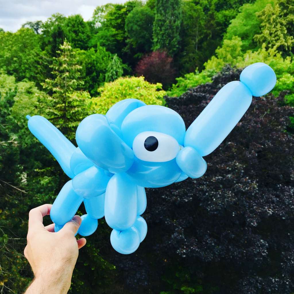sculpture ballon bebe elephant