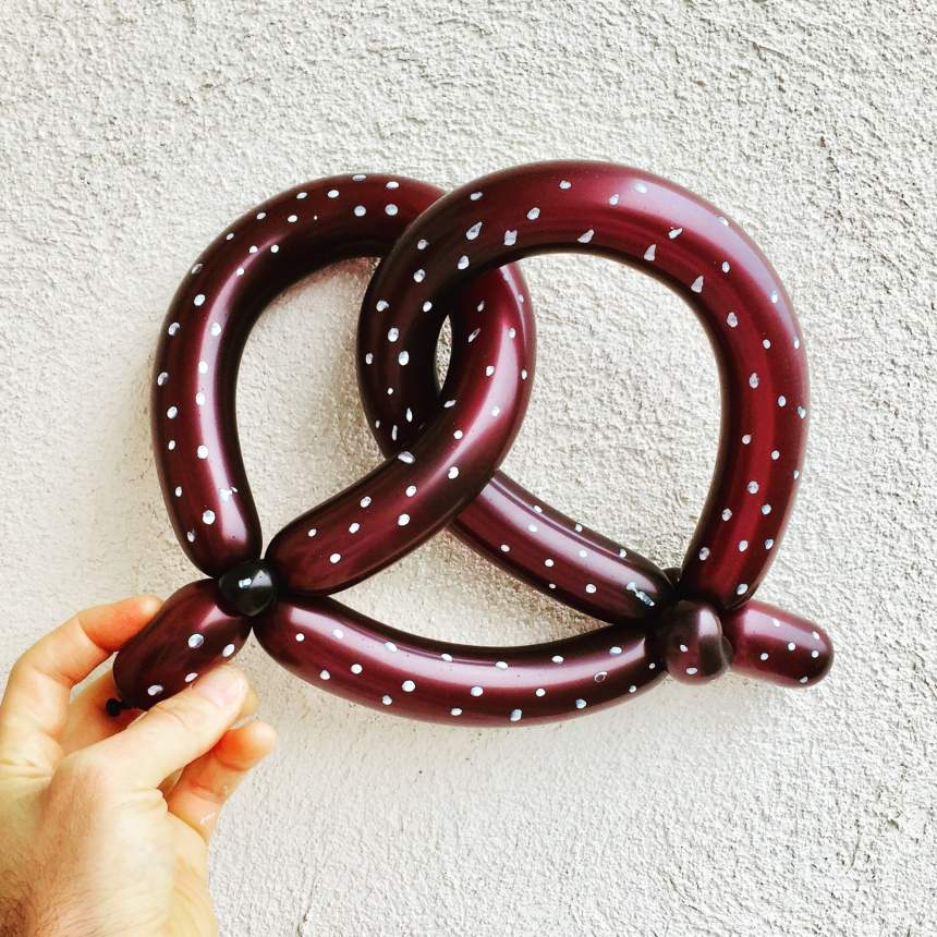 sculpture ballon bretzel 1