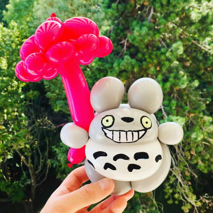sculpture ballon mon voisin totoro