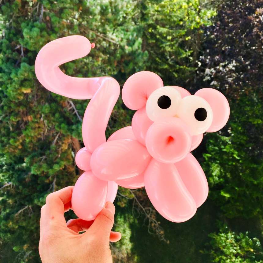 sculpture ballon paris cochon tir bouchon