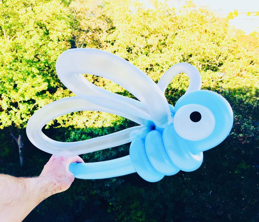 sculpture ballon paris idf yvelines 78 libellule