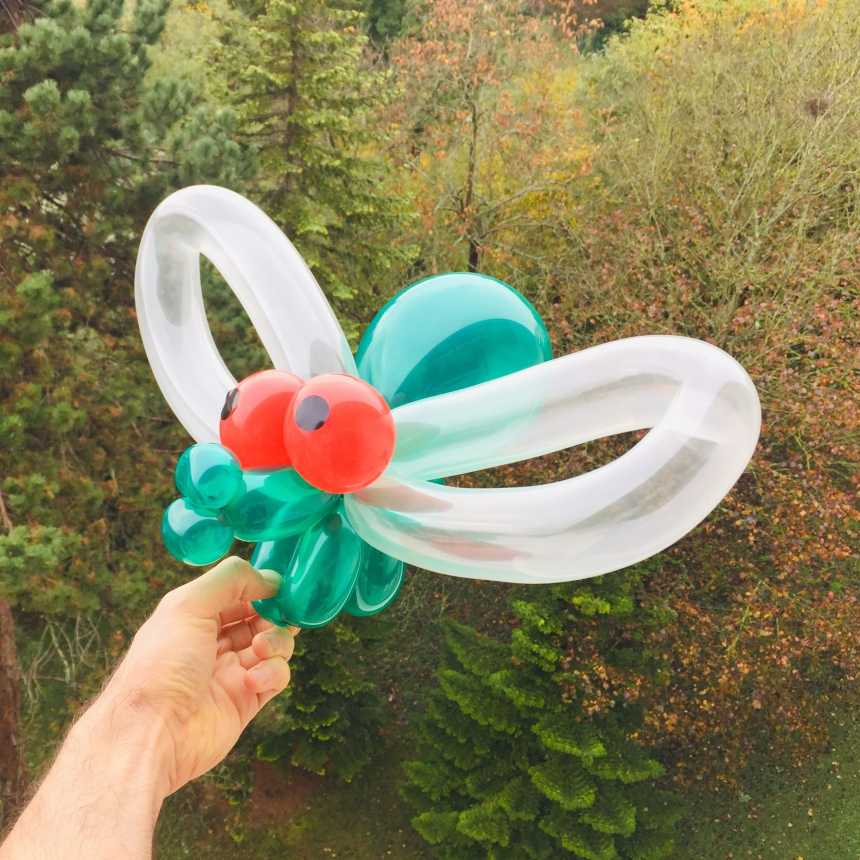 sculpteur sculpture ballon paris idf yvelines mouche verte