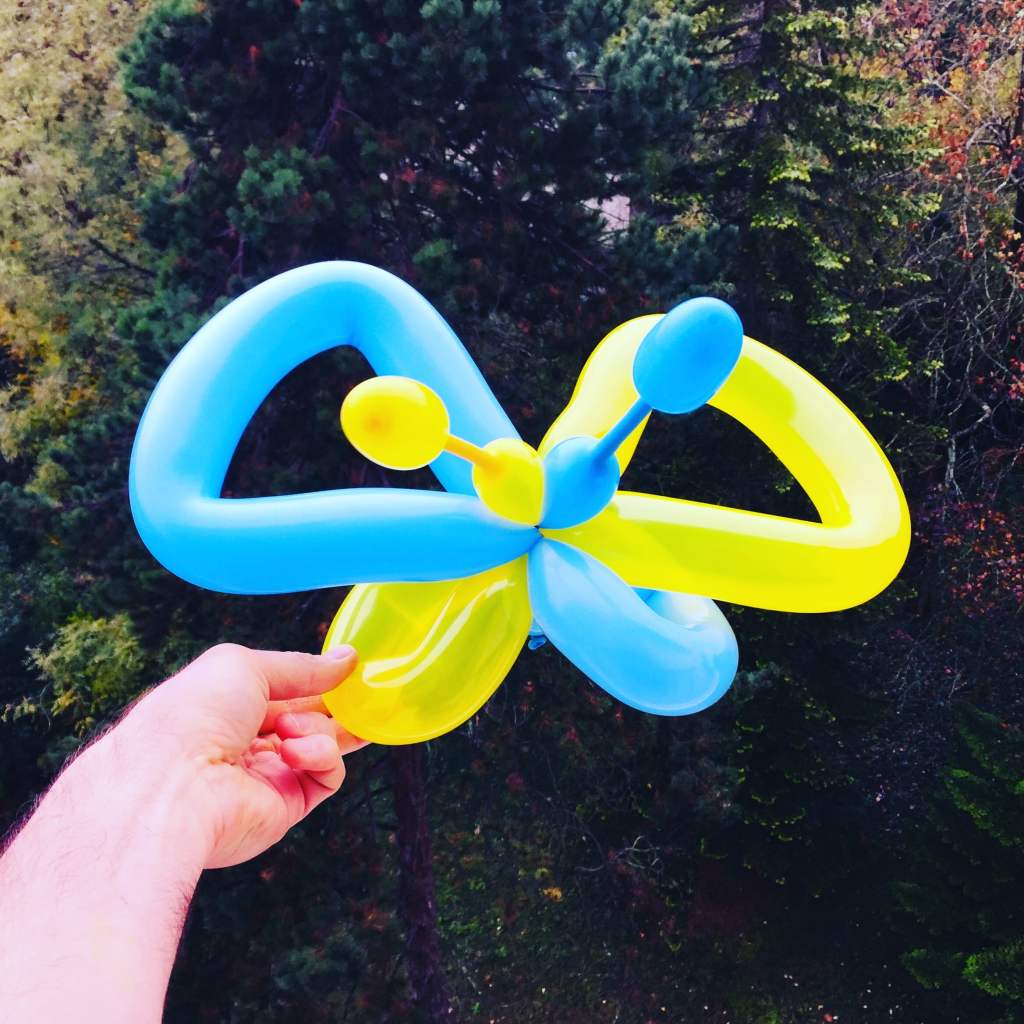 sculpteur sculpture ballon paris idf yvelines papillon ua