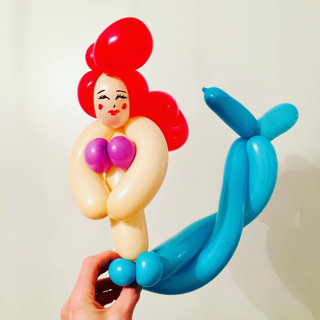 sculpture sculpteur ballon paris idf petite sirène disney