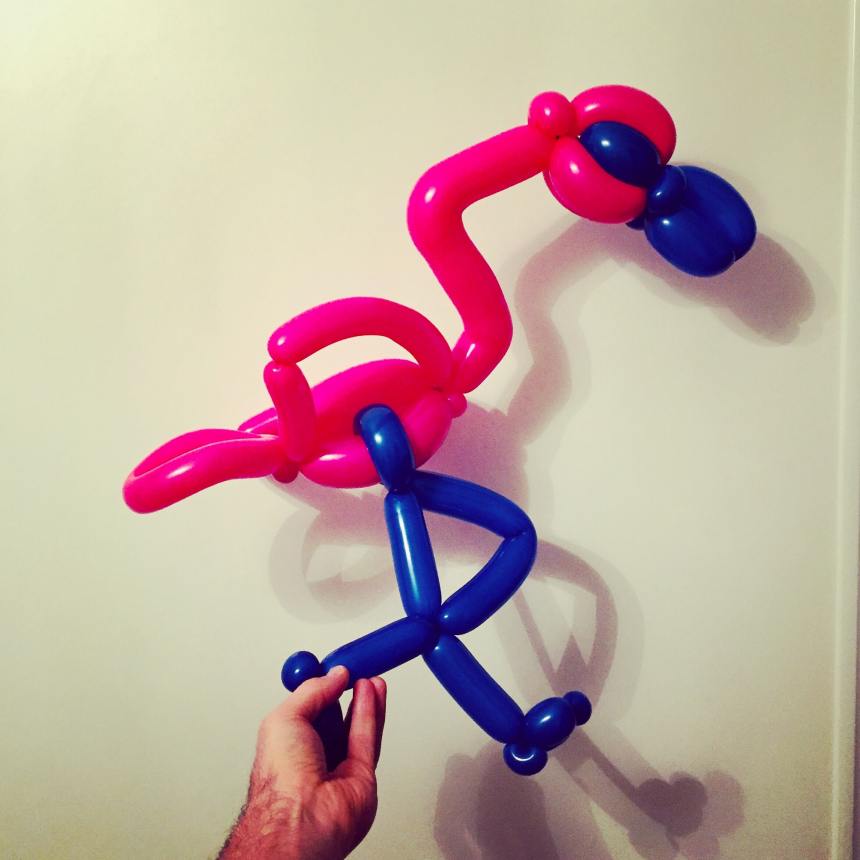 sculpteur sculpture ballon paris idf 78 flamingo