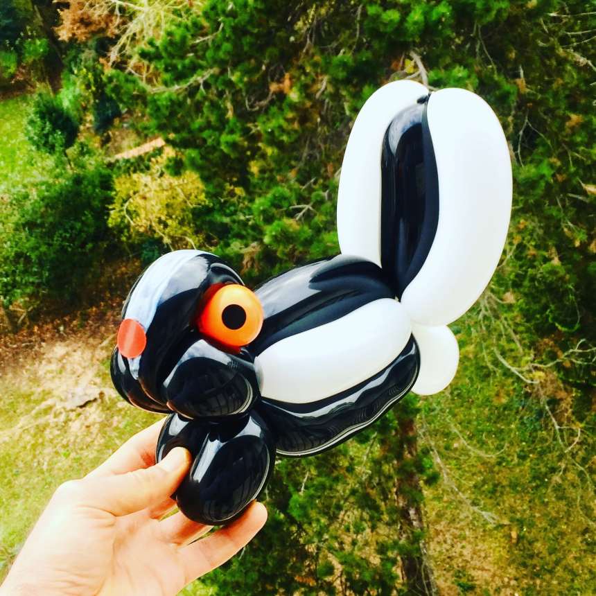 sculpteur sculpture ballon paris idf 78 moufette