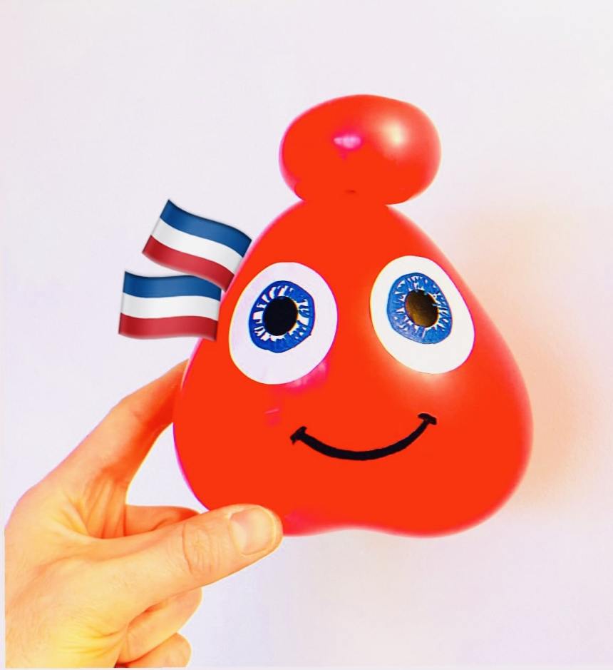 sculpture ballon paris idf mascotte jo