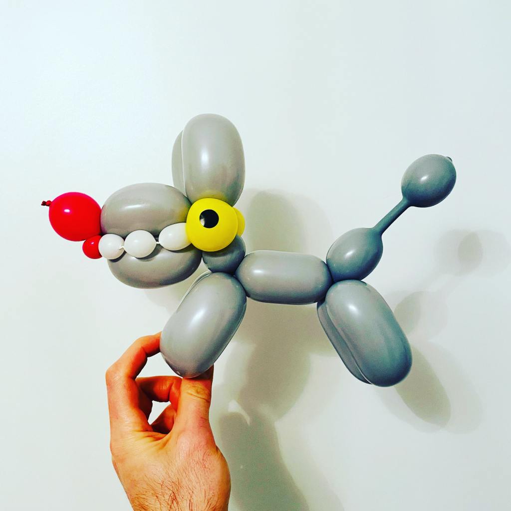 sculpture sculpteur ballon paris idf pitbull