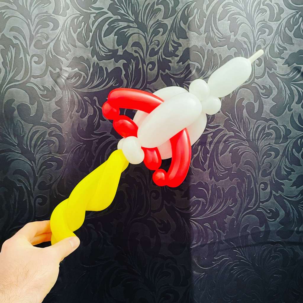 sculpture ballon paris idf roquette fusée