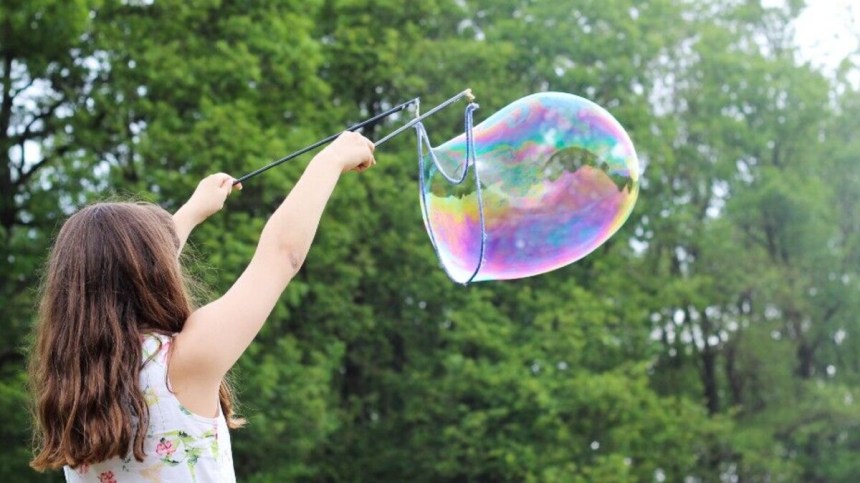 bulle géante savon paris idf F