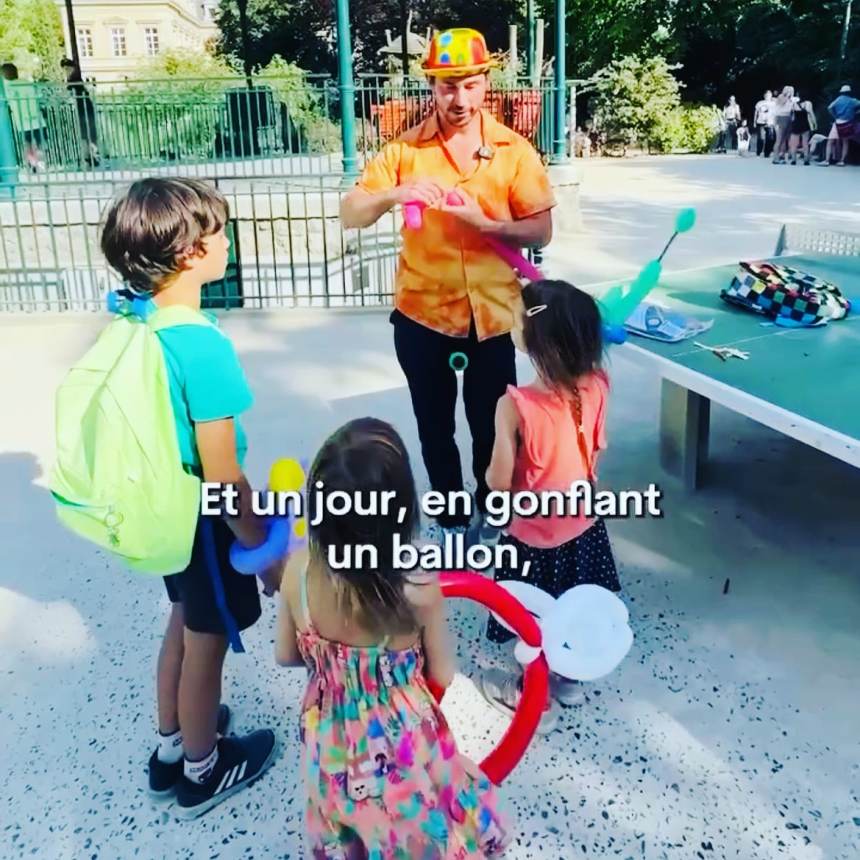 sculpteur de ballon paris 78 positif 25